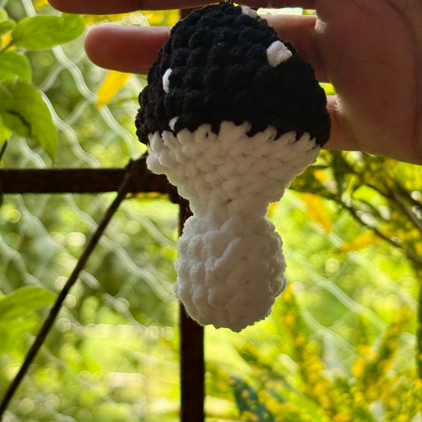 Mushroom popit keychain which can be used as sensory toys