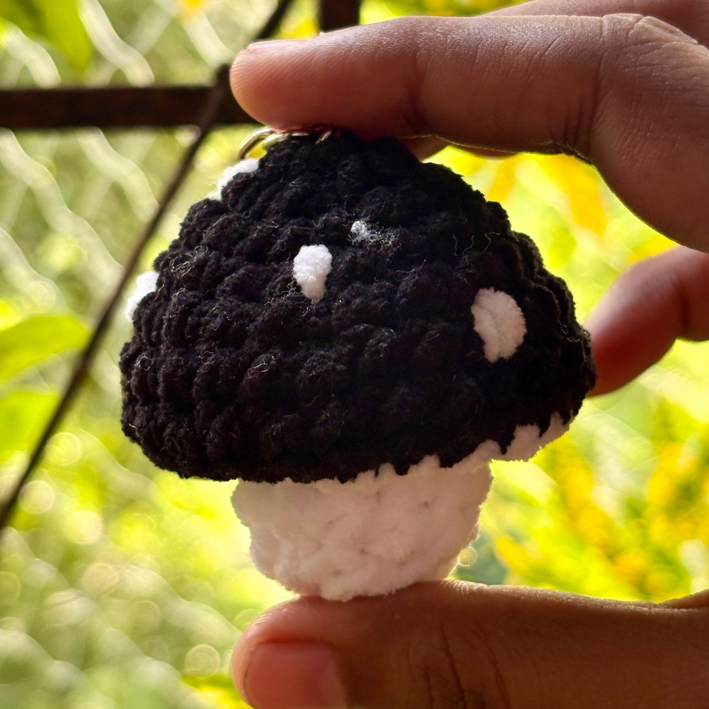 Mushroom popit keychain which can be used as sensory toys