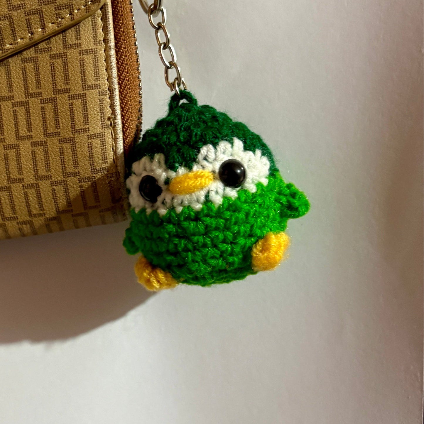Green Penguin Keychain and bagcharm