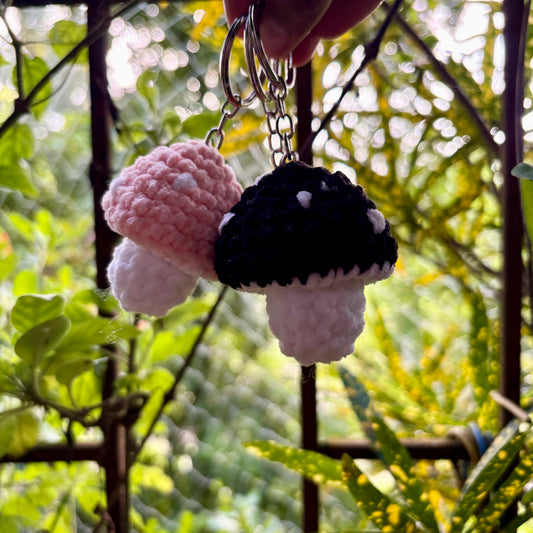Mushroom popit keychain which can be used as sensory toys