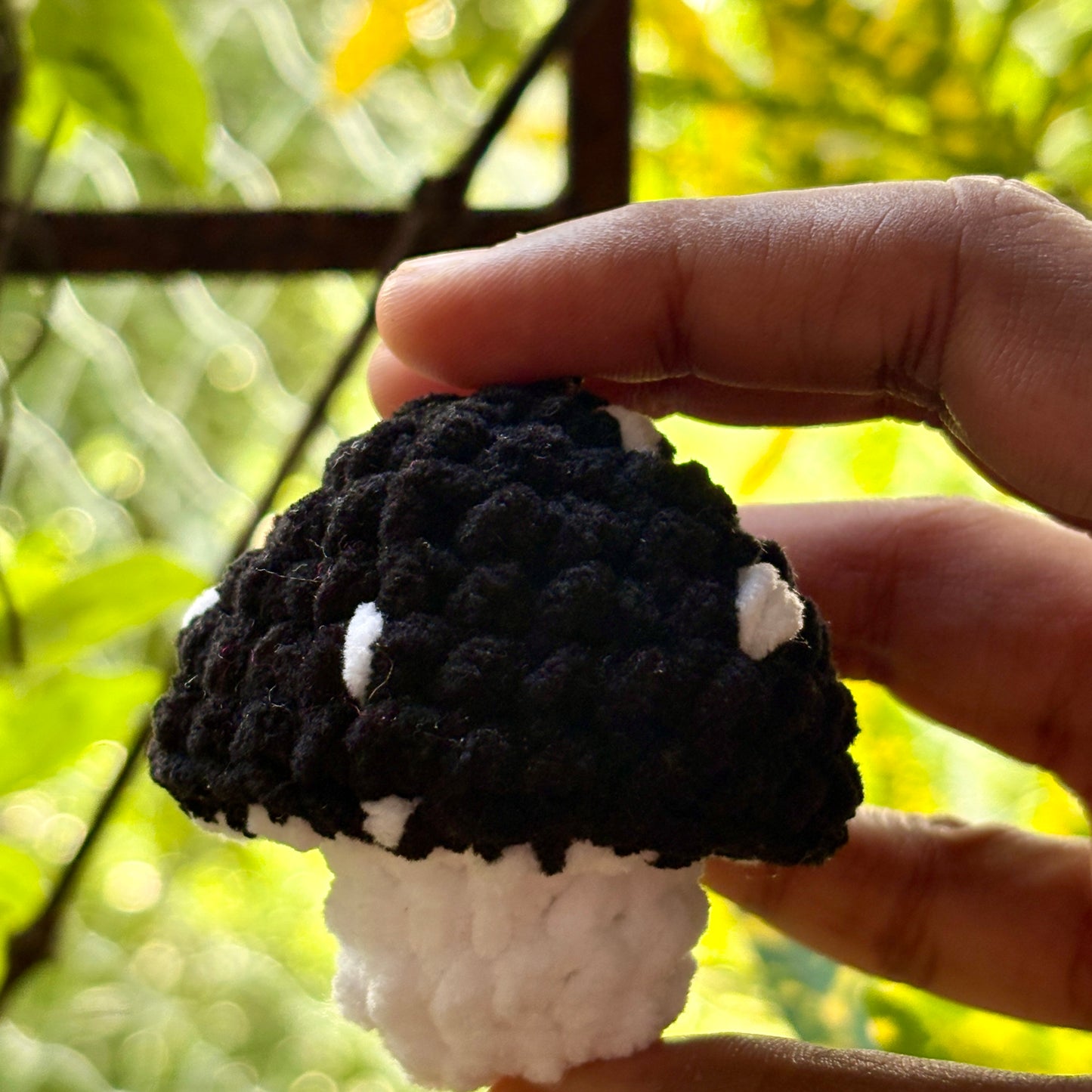 Mushroom popit keychain which can be used as sensory toys