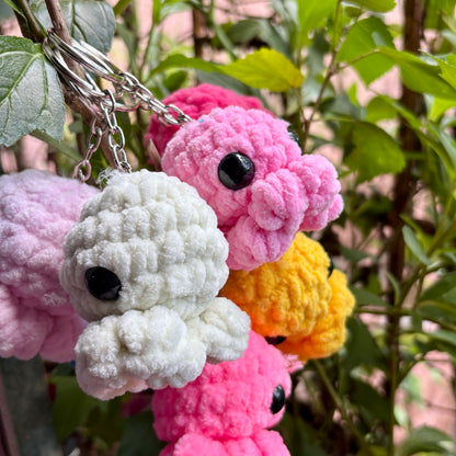 Plush Yarn Mystery Octopus Keychain 🐙